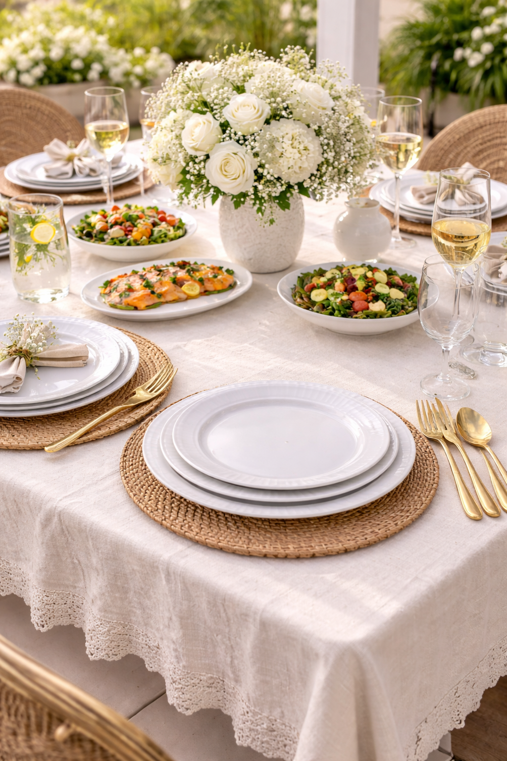 Ensemble de 3 assiettes Incassable à rebord arrondi