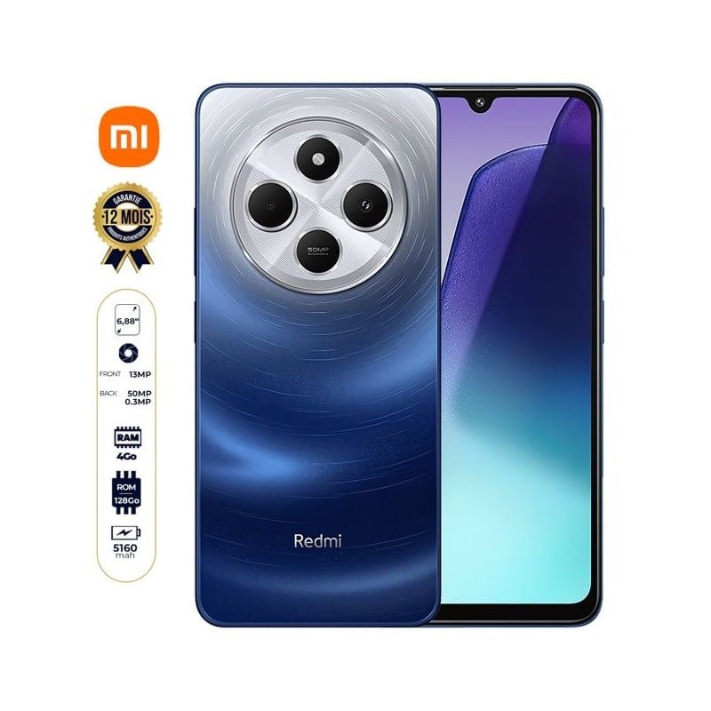 Téléphone  Redmi A3 Pro – 128 Go – RAM 4