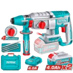 Marteau Perforateur Sans Fil 20V 4AH TOTAL
