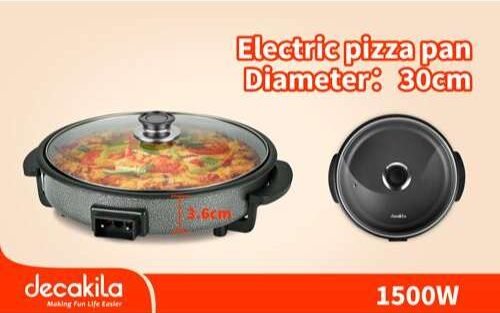 Poêle à pizza électrique