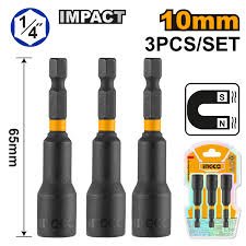 Jeu de 3 écrous magnétiques à impact AMN1031