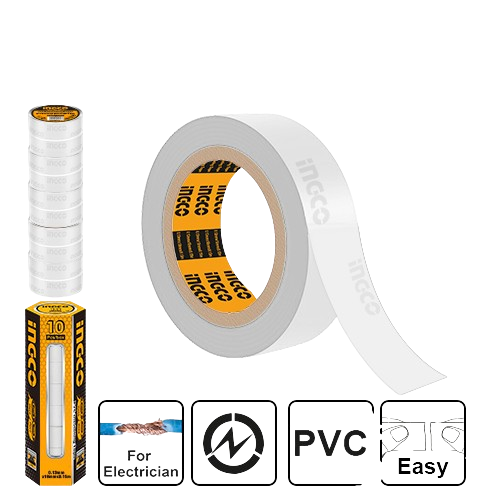 Ruban Isolant  PVC 0.13mm Blanc  HPET1108