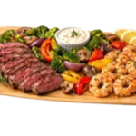 PLATEAU DE SERVICE CARRE COULEUR BAMBOU