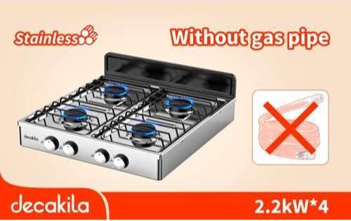 Cuisinière à gaz 4 feux sans four