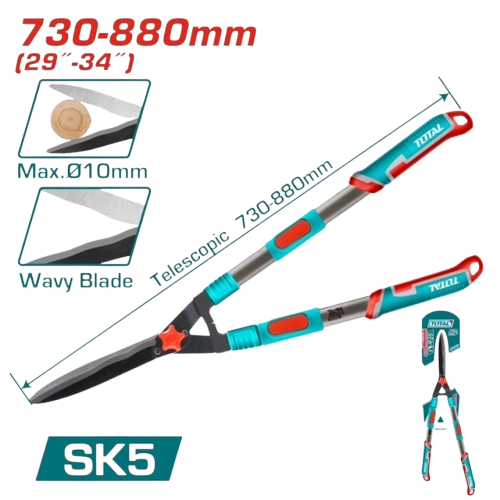 Taille-haie Télescopique Professionnel 73-88 cm