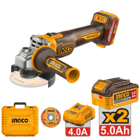 Meuleuse d'Angle Sans Fil Ingco 20V 1200W 115mm
