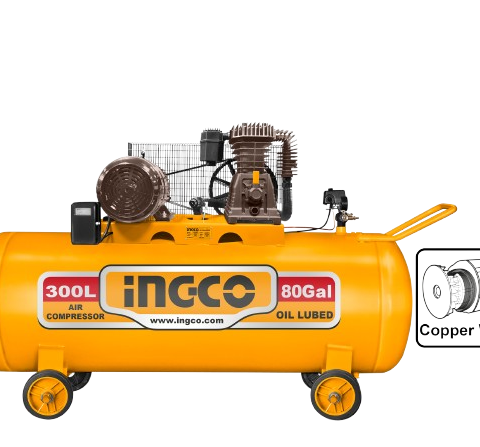 Compresseur triphasé de 300L - 5.5 CV (INGCO AC553001)