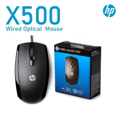 Souris optique USB filaire HP x500
