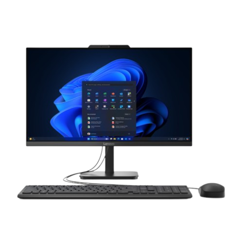 PC Tout-en-Un Lenovo V100 23.8" FHD - Intel Core i3-N305, 8 Go RAM, 512 Go SSD