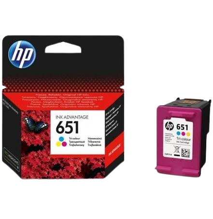 La cartouche d'encre trois couleurs HP 651 Couleur