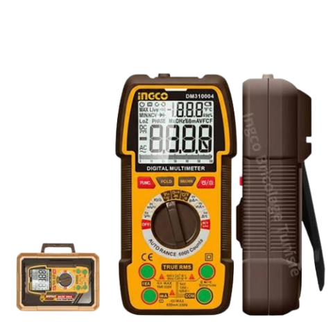 Multimètre Numérique Gamme Automatique INGCO DM310004 - 1000V