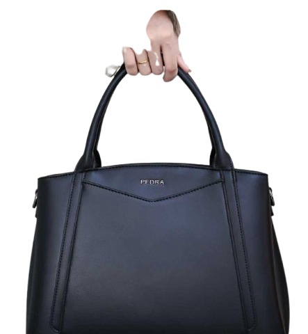 Ensemble Sac à Main PEDRA  Cabas Structuré  Pochette Bandoulière Chic