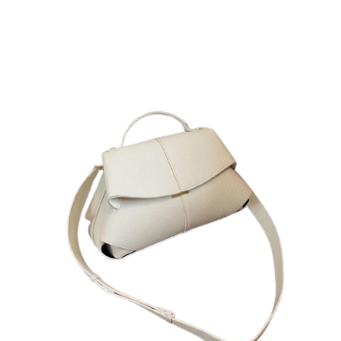 Sac à Main POLÈNE – Cuir Bégain Artisanal  28 cm – Design Sculptural Élégant