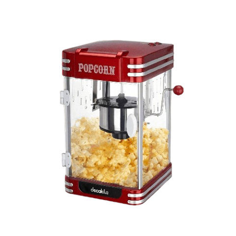 Machine à Popcorn Decakila Kettle 310W - Rouge (KETT019R)