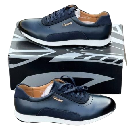 Sneaker Homme en Cuir - Style Berluti