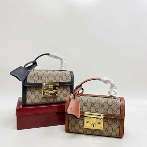 Mini Sac à Main Structuré Gucci Monogramme - GUCCI 25Cm