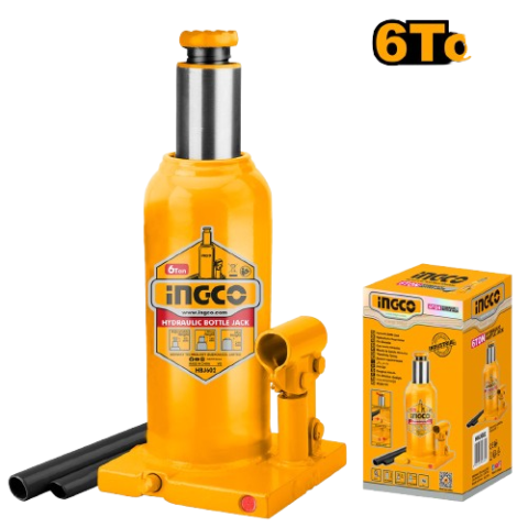 Cric bouteille hydraulique 6 Tonnes INGCO (HBJ602)