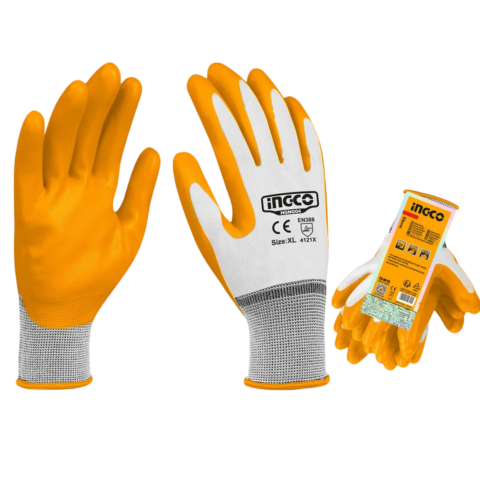 Gants de Sécurité Nitrile Anti-Huile INGCO HGNG04