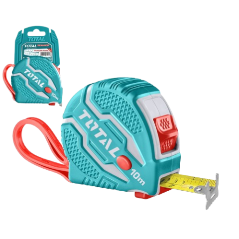 Mètre Ruban en Acier 10m x 25mm TOTAL TMT126101M