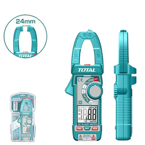 Pince Multimètre Numérique True RMS 400A / 600V - TOTAL TMT762001