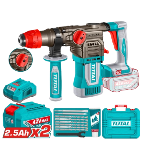 Marteau Perforateur Sans Fil 42V 28mm Brushless - TOTAL TRHLI422882