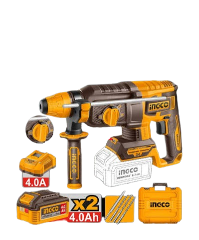 Perforateur Sans Fil INGCO 20V 24mm CRHLI202482 | SDS-Plus