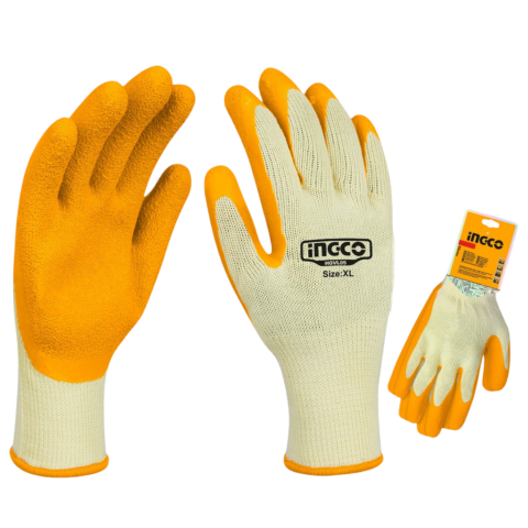 Gants de Manutention Latex Texturé INGCO HGVL05