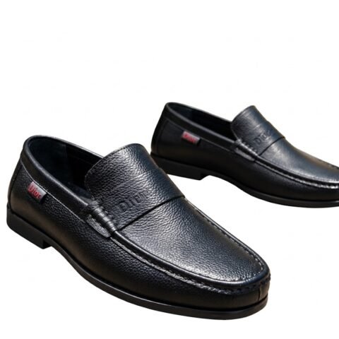 Mocassins en cuir noir pour homme - BERLUTI