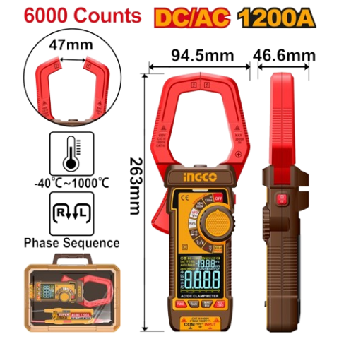 Multimètre numérique automatique DCM610002   