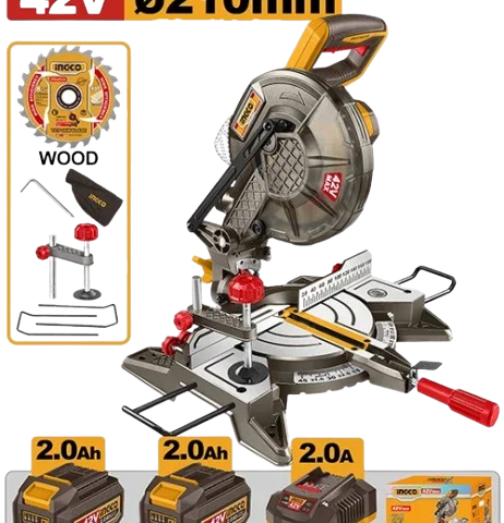 Scie à Onglets Radiale Sans Fil Modèle 42V / 210 mm