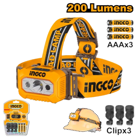 Lampe Frontale LED A2 INGCO HHL013AAA8