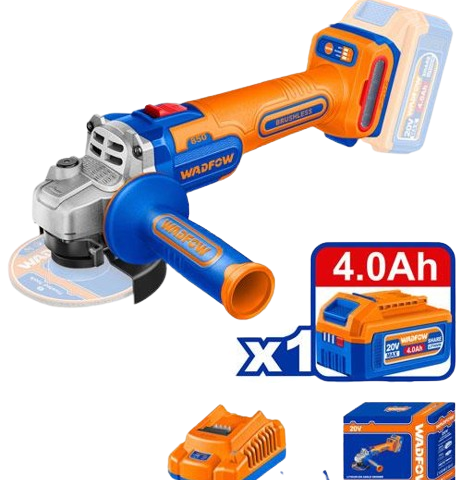 Meuleuse d'Angle Sans Fil 20V Brushless 850W WADFOW WLAP5421