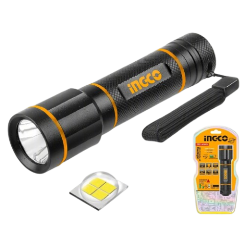 Lampe Torche LED Étanche 250 Lumens INGCO HFL013AAA58