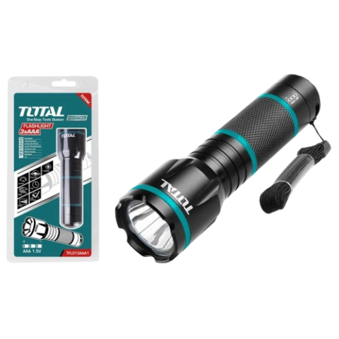 Lampe Torche LED 3W Aluminium TOTAL TFL013AAA1
